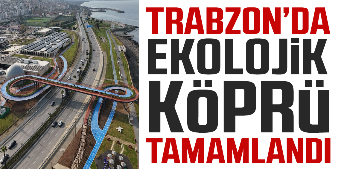 Trabzon'da Ekolojik Köprü Tmamlandı