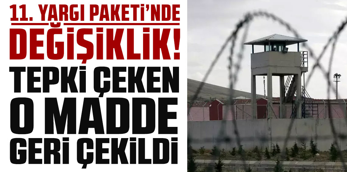 Deprem suçluları, 11. Yargı Paketi'nden yararlanamayacak