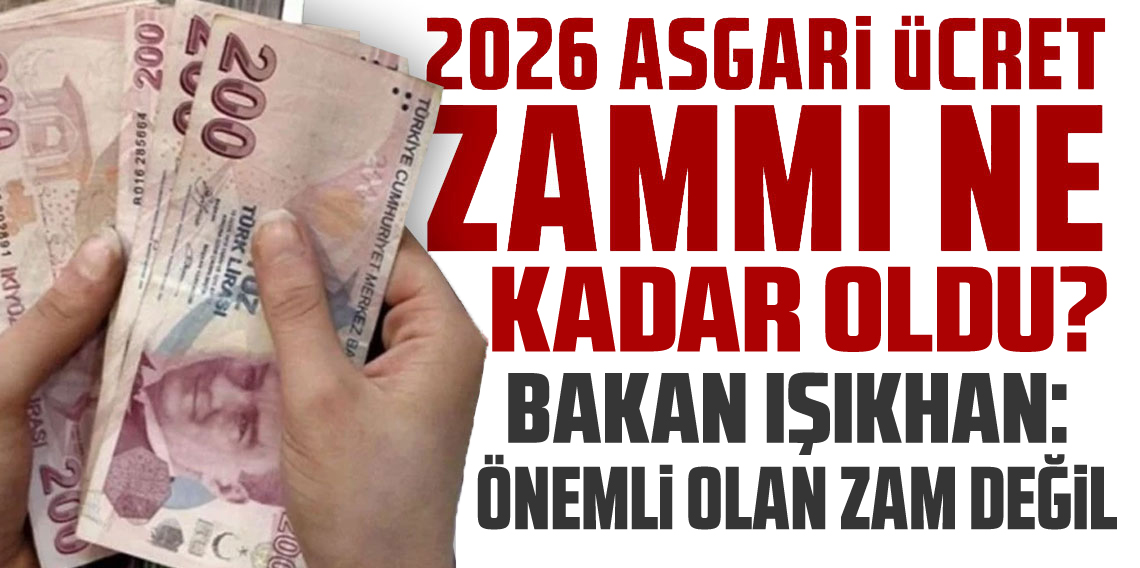 Asgari ücret belli oldu