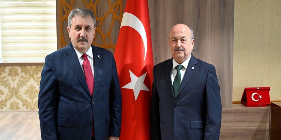 Destici'den UÜ Rektörü Demir'e hayırlı olsun ziyareti