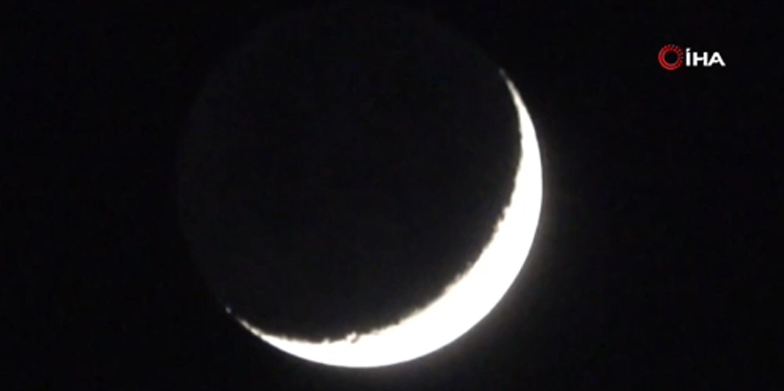 Van semalarında yılın son hilal manzarası