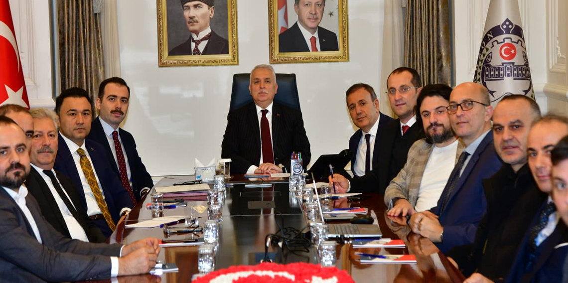 Şinik OSB Yönetim Kurulu Toplantısı Vali Yıldırım Başkanlığında Yapıldı