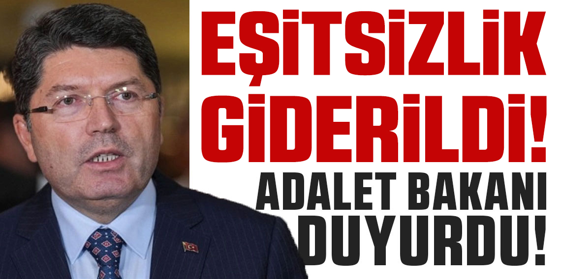 Adalet Bakanı Tunç: 