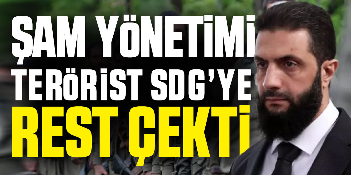 Şam'dan SDG'ye rest