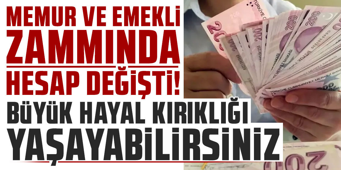 Memur ve emekli maaş zammında büyük sürpriz!