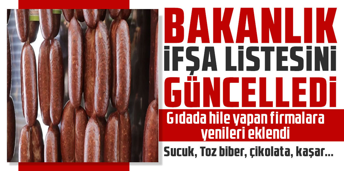 Gıda listesine yeni hileler katıldı: Baharat yerine boya, köfteye ve sucuğa kanatlı eti
