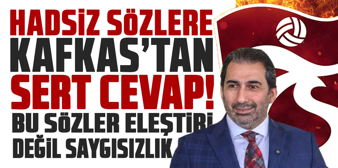 Trabzonspor’dan sert tepki! Zeyyat Kafkas’tan Fatih Tekke açıklaması