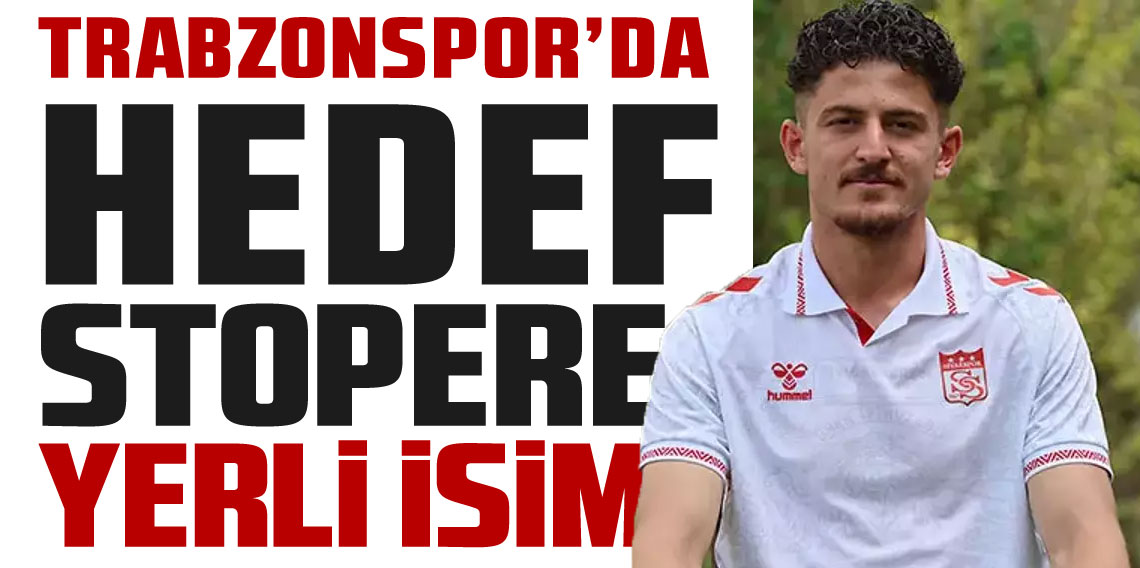 Trabzonspor'da Sol Stoper Yiğododan