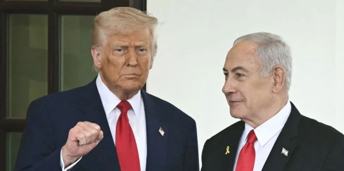Trump, Netanyahu ile bir araya geldi