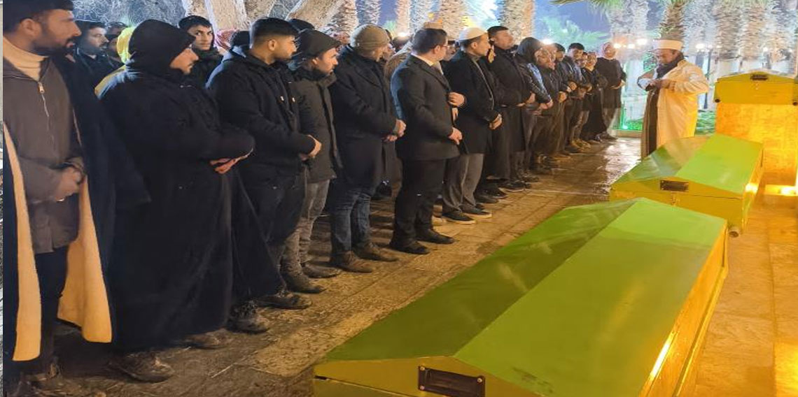 Kar faciasında ölen 3 çocuk gözyaşları arasında toprağa verildi