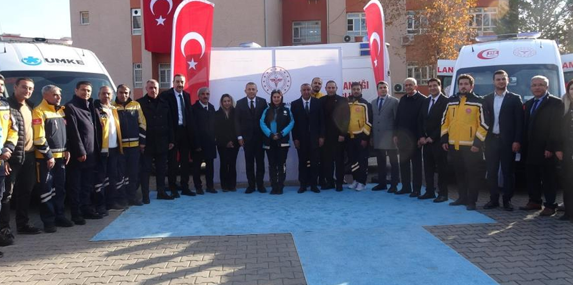 Sağlık Bakanlığı'ndan Kilis'e 4 yeni acil sağlık aracı