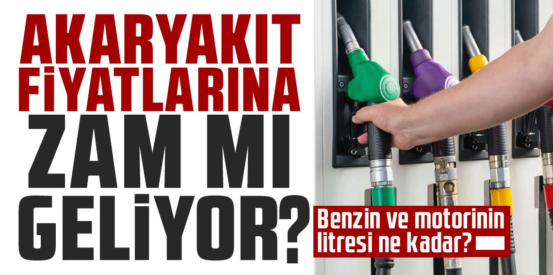 Motorin ve benzine sürpriz zam