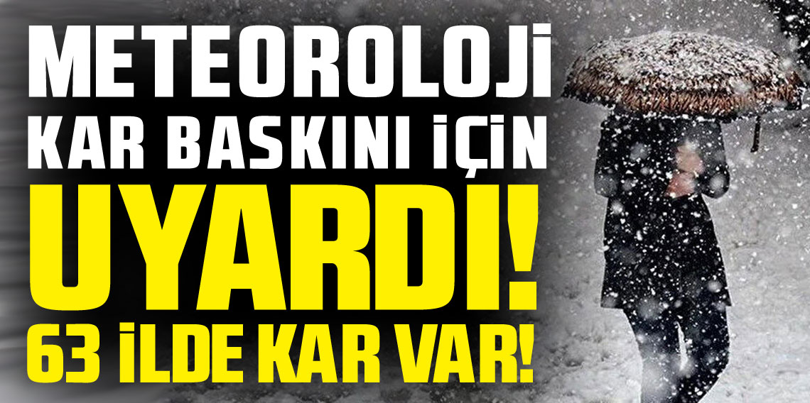 Yeni yılın ilk haftasında hava buz gibi... 63 ilde kar var