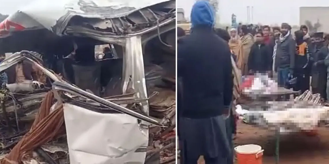 Otobüs ile minibüs kafa kafaya çarpıştı! 14 kişi öldü, 16 kişi yaralandı