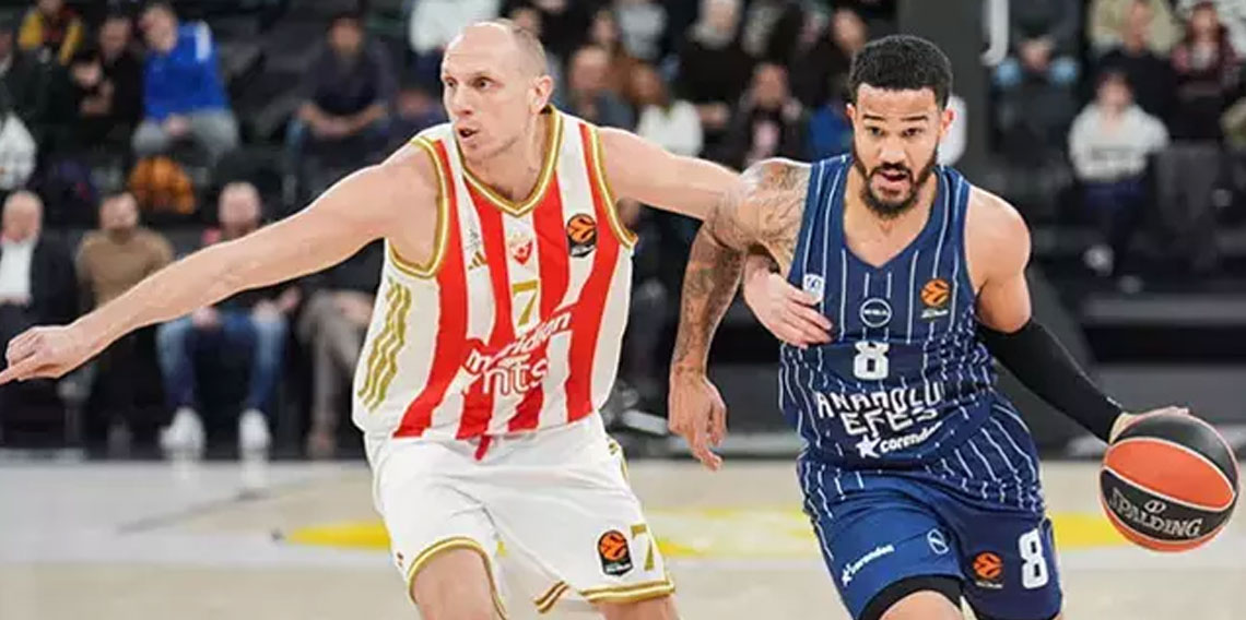 Anadolu Efes, EuroLeague'de Kızılyıldız'dan fark yedi!