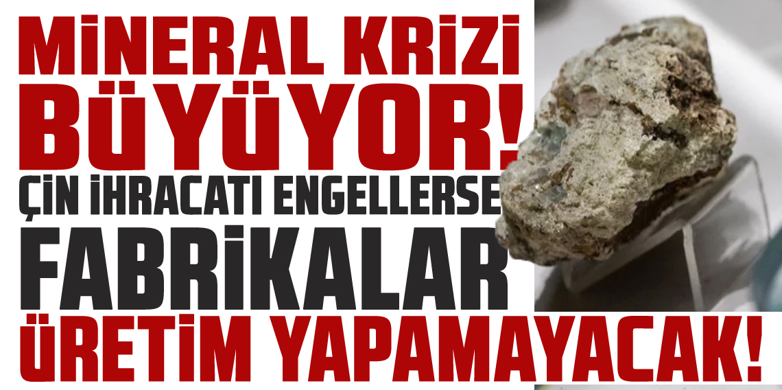 Kritik minerallerde tedarik riski büyüyor