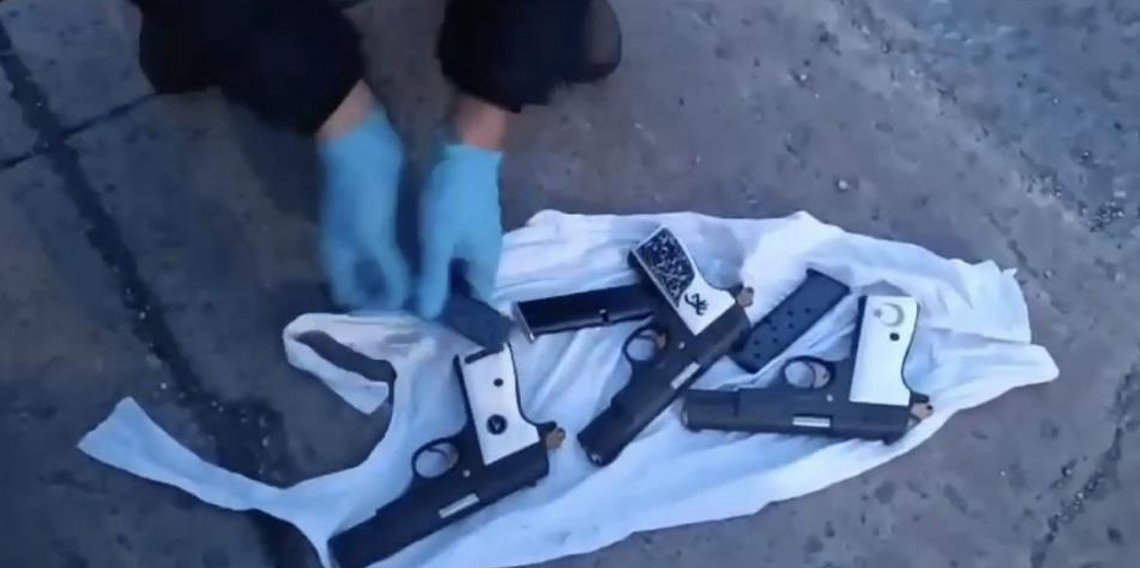 Samsun’da şüpheli araçtan 3 adet ruhsatsız tabanca ele geçirildi