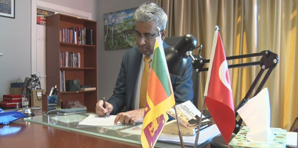 Sri Lanka’nın Ankara Büyükelçisi Kadurugamuwa’dan Türk yatırımcılara davet