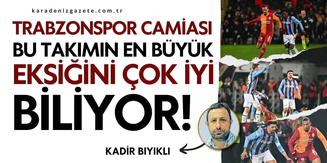 Trabzonspor Camiası Bu Takımın En Büyük Eksiğini Çok İyi Biliyor