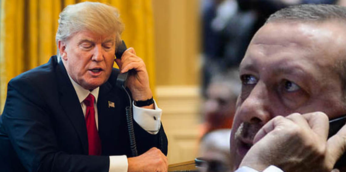 Cumhurbaşkanı Erdoğan, ABD Başkanı Trump ile telefonda görüştü