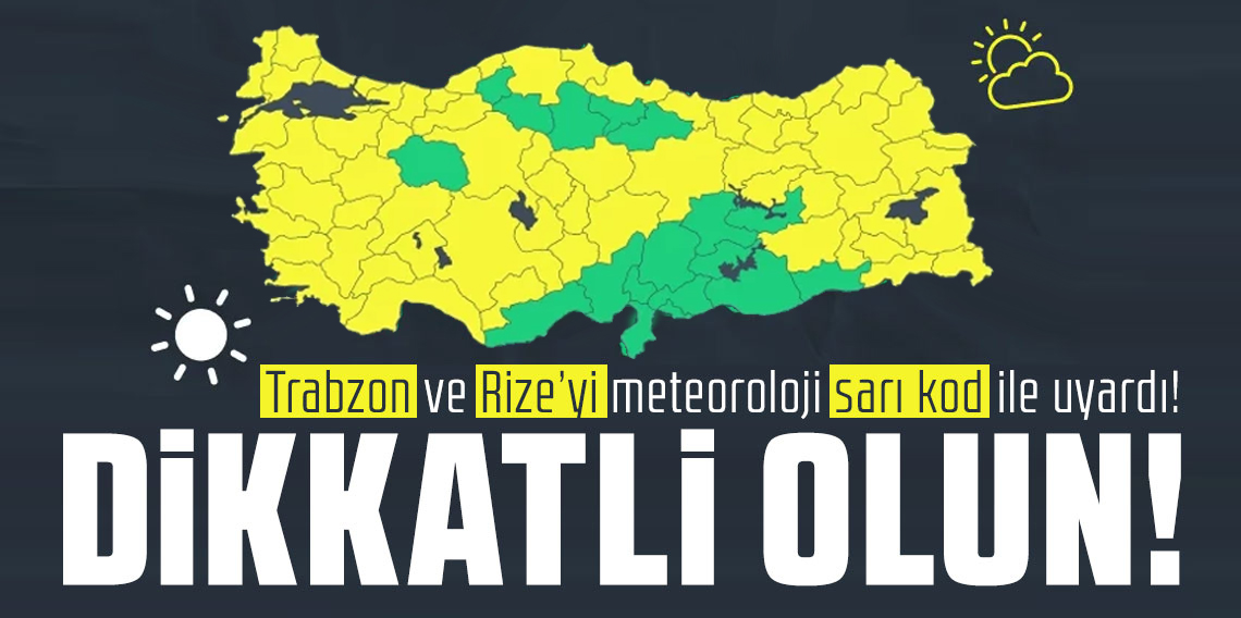 Trabzon dahil 63 ile sarı kodlu uyarı geldi! Sıcaklıklar sert düşecek