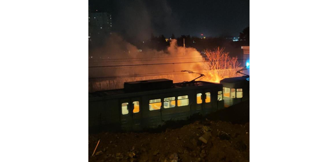 Metro İstasyonunda yangın paniği