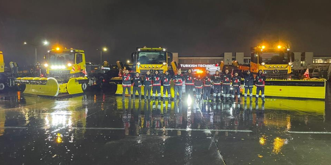 Sabiha Gökçen Havalimanı'nda kar tedbirleri