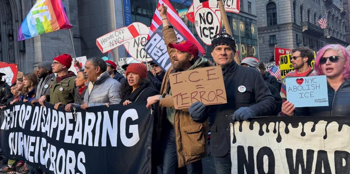 New York’ta binlerce kişiden ICE’a tepki yürüyüşü
