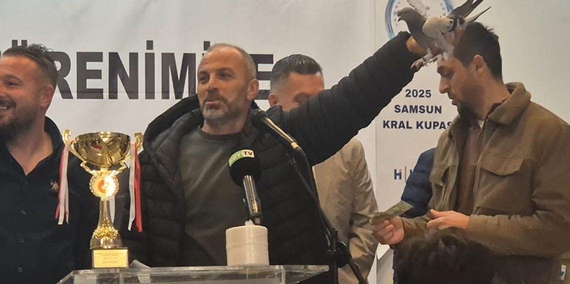 Samsun’da güvercin severler buluştu