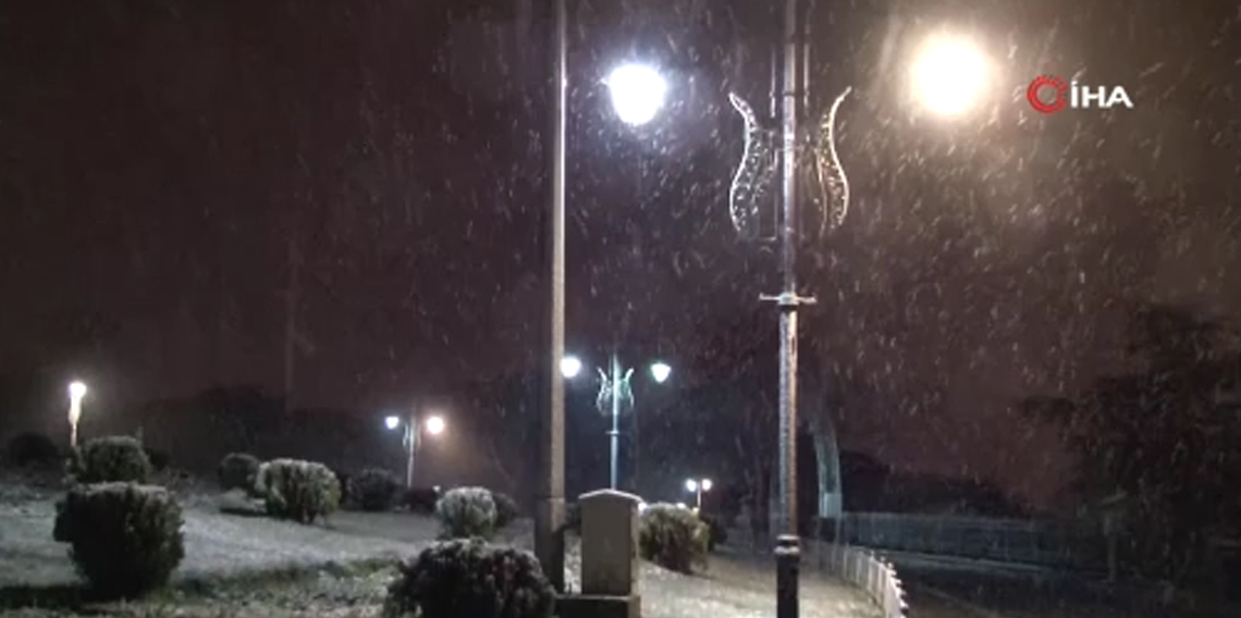 İstanbul’da kar yağışı başladı