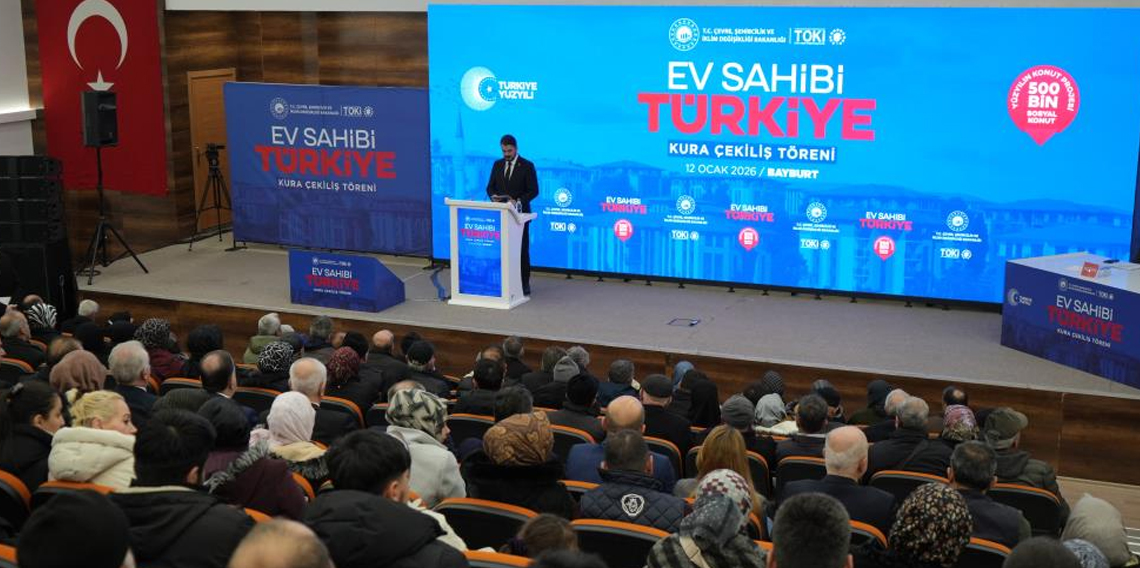 Bayburt’ta TOKİ kura çekimleri yapıldı