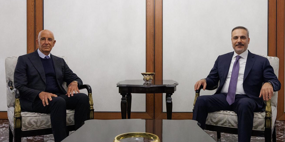 Dışişleri Bakanı Fidan, ABD’nin Ankara Büyükelçisi Barrack’ı kabul etti