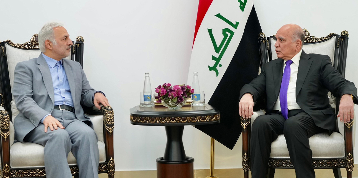 Irak Dışişleri Bakanı Hüseyin, İran Dışişleri Bakan Yardımcısı Celalzade ile görüştü