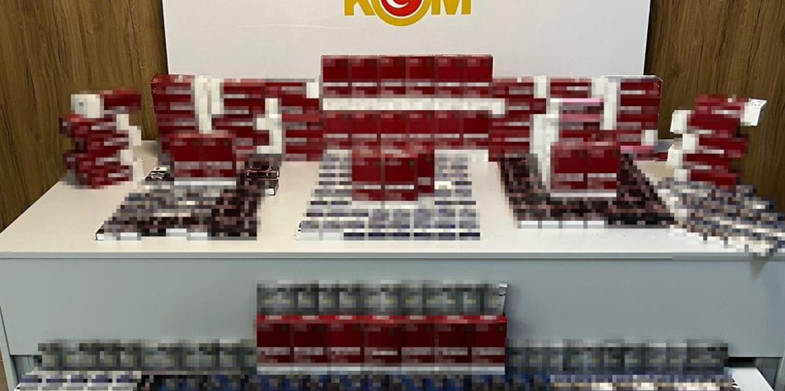 Samsun'da kaçak sigara operasyonu