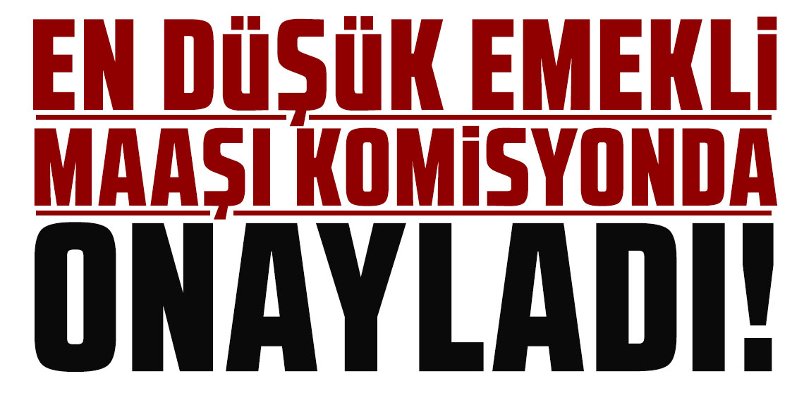 En düşük emekli maaşı teklifi Meclis'te kabul edildi