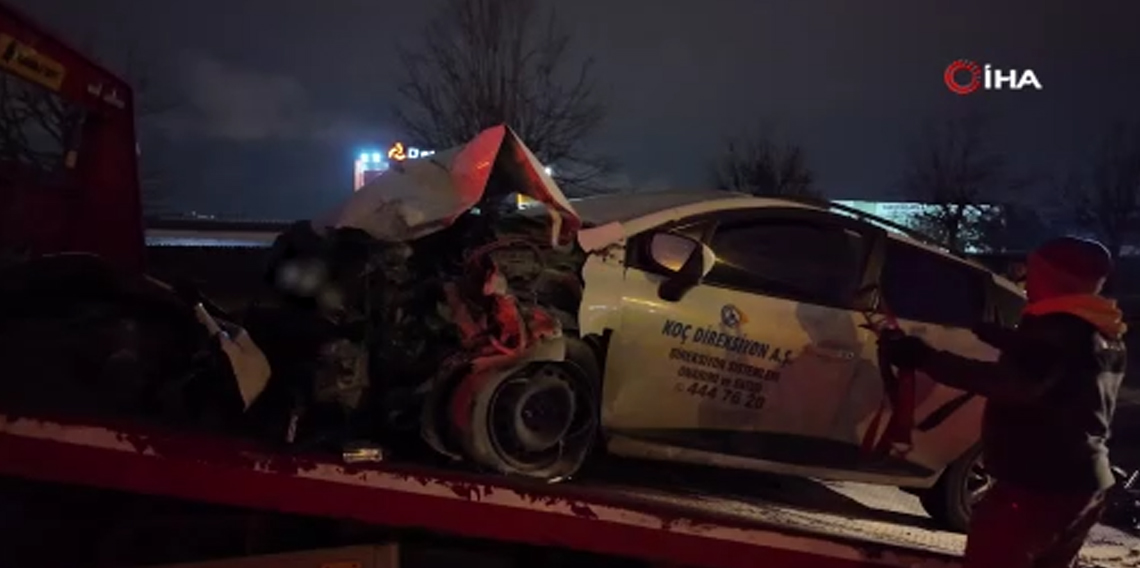 Sancaktepe’de ters şeritte ilerleyen otomobil dehşet saçtı