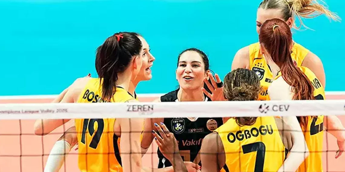 VakıfBank, CS Volei Alba'ya 3-0 yendi!