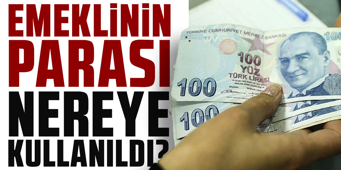 Emeklinin parası nereye kullanıldı?