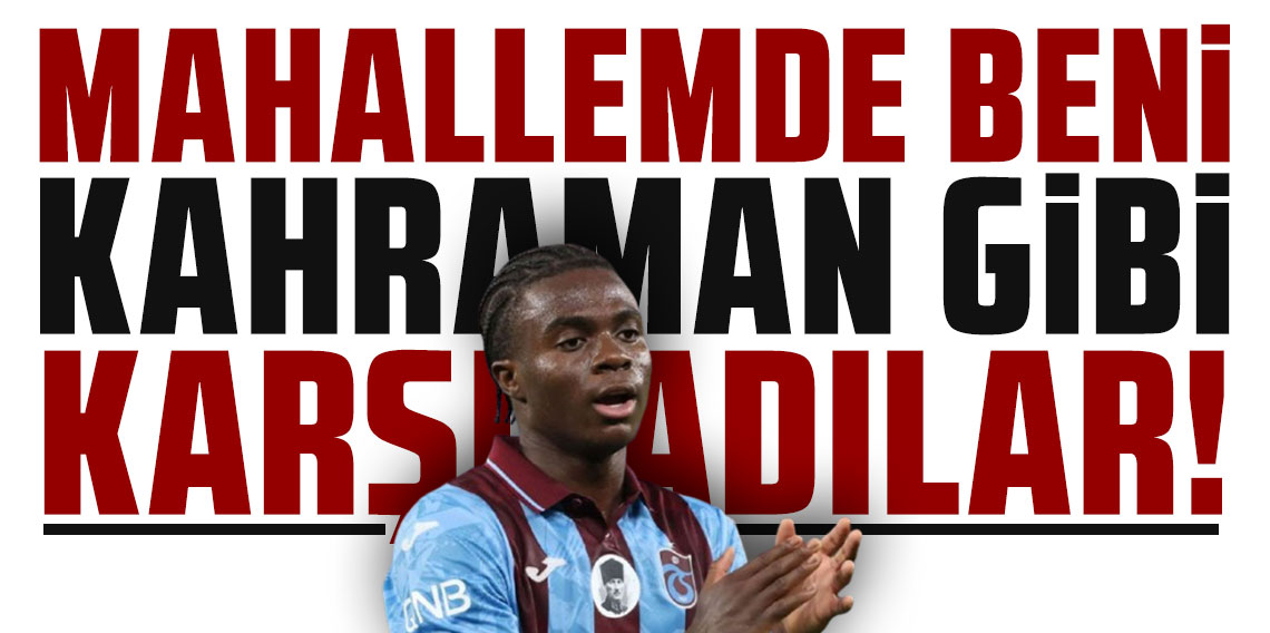 Trabzonspor'un genç yıldızı şehre geldi: İşte ilk açıklamalar: MAHALLEMDE BENİ KAHRAMAN GİBİ KARŞILADILAR!