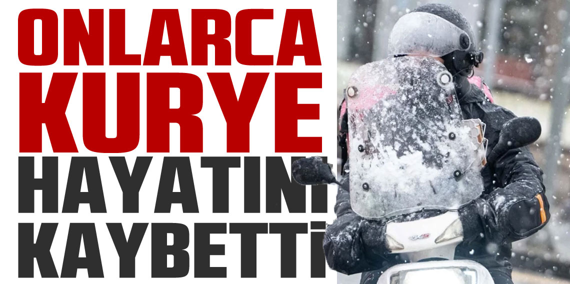 Son dört yılda en az 233 kurye yaşamını yitirdi