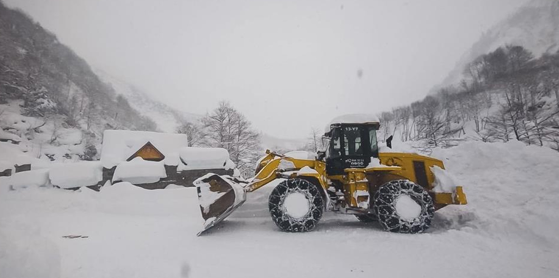 Rize’de 17 köy yolu kar nedeniyle ulaşıma kapandı