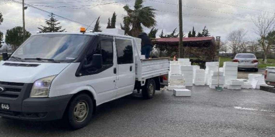 Samsun'da kaçak avlanan 2,6 ton mezgide el konuldu