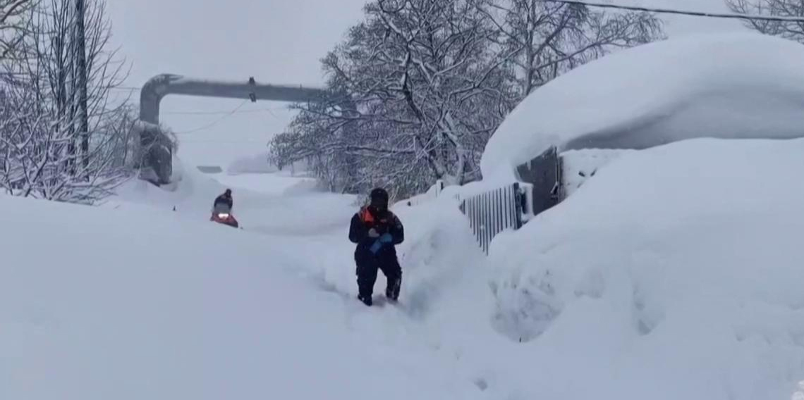Kamçatka’da son 30 yılın en yoğun kar yağışı: 2 ölü