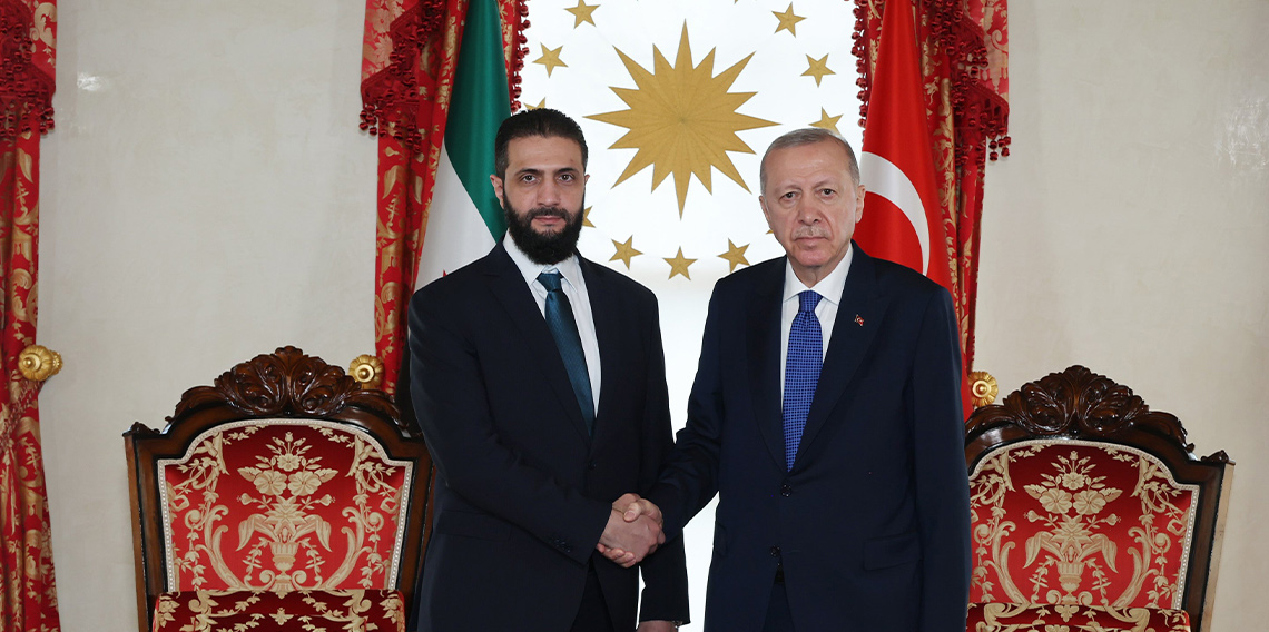 Erdoğan, Suriye Cumhurbaşkanı Ahmed Şara ile görüştü