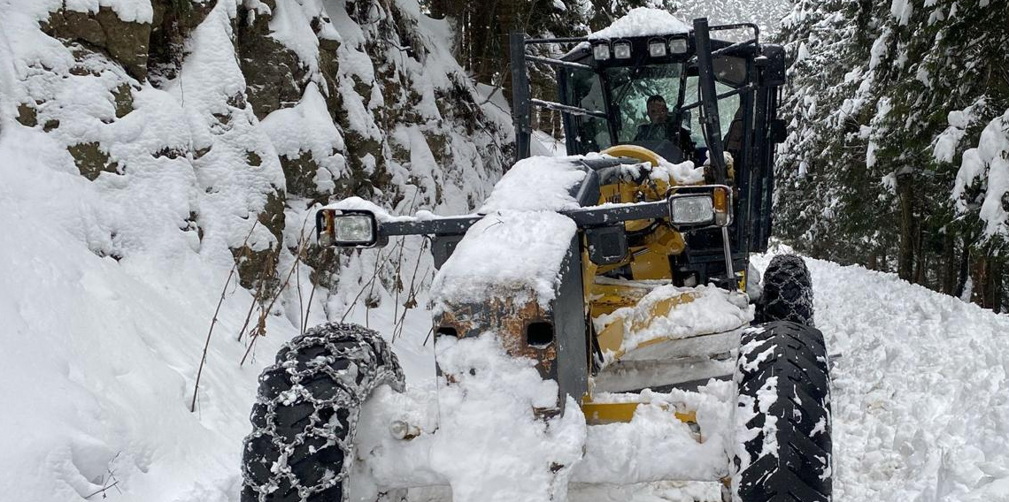 Trabzon'da 70 Mahallenin Yolu Ulaşıma Kapandı