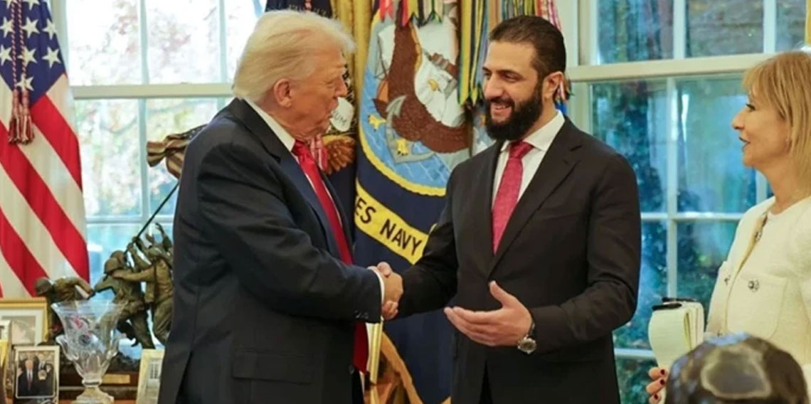 ABD Başkanı Trump, Suriye Cumhurbaşkanı Şara ile görüştü!