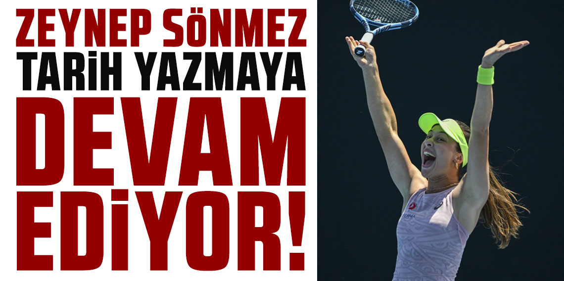 ZEYNEP SÖNMEZ TARİH YAZMAYA DEVAM EDİYOR!