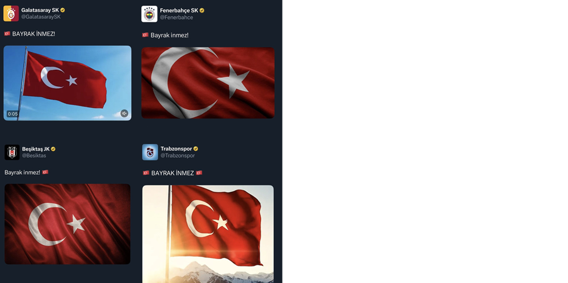 Dört büyüklerden Türk bayrağına saldırıya sert tepki: “Bayrağımız onurumuzdur”