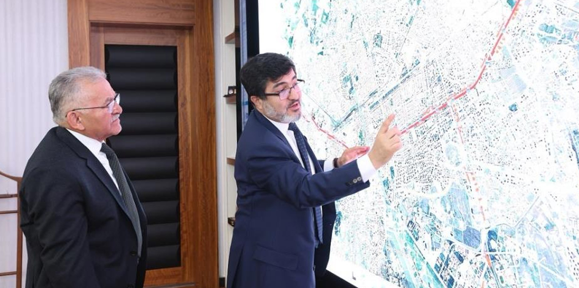 Başkan Büyükkılıç, Altyapı Yatırımları Genel Müdürü Eyigün’ü ağırladı