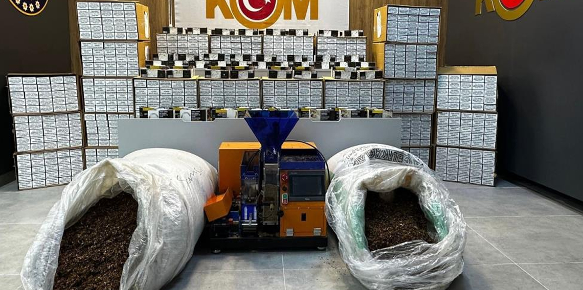 Samsun’da kaçak sigara ve tütün operasyonu